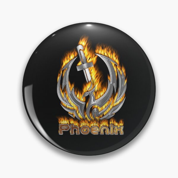 Item preview, Flaming Phoenix with Sword of Fire designed and sold by SoldierAlways.