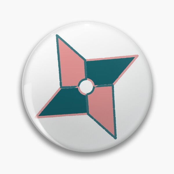 Item preview, Ninja Star (Pink&Green) designed and sold by Maho-Ichikawa.