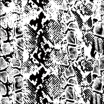 Artwork thumbnail, White Python Skin Design by DesignFantazia