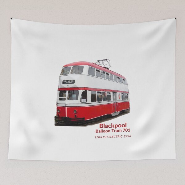 Item preview, Blackpool Balloon Tram 701 designed and sold by ajtechdesigns.