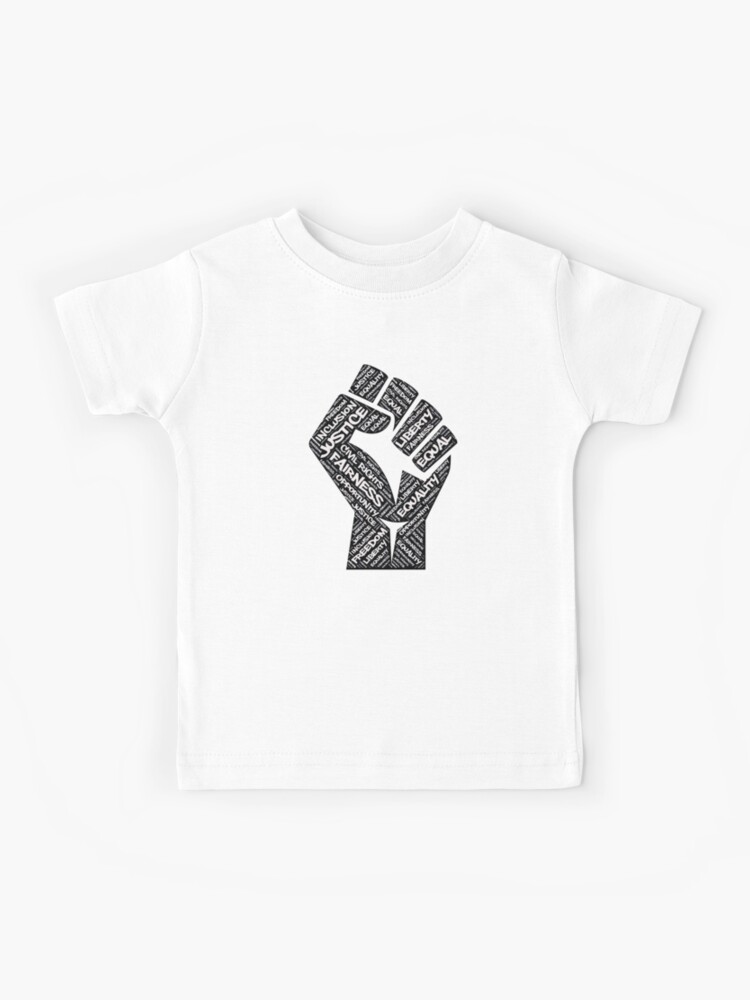 Tee shirt black power hot sale