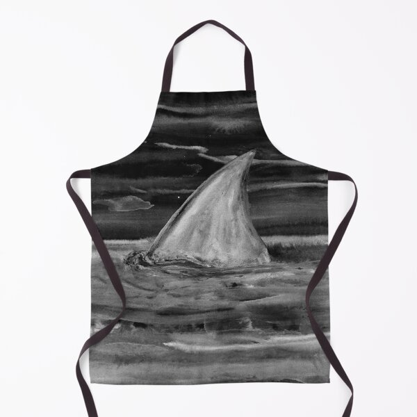 Item preview,  Shark fin white on black designed and sold by Kissart.