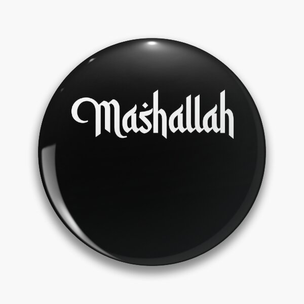 Item preview, Mashallah Arabic Text Islam Muslim Gift designed and sold by poopfactory.