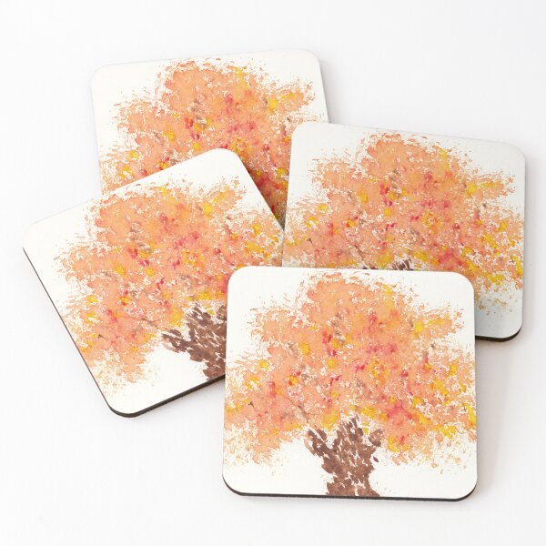 Item preview, Autumn Tree, Pointillism Style designed and sold by The Elderberry Blossom.