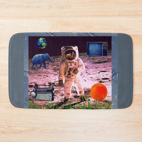 Item preview, not in the history books lunar landing collage poster designed and sold by Swooncake Press.