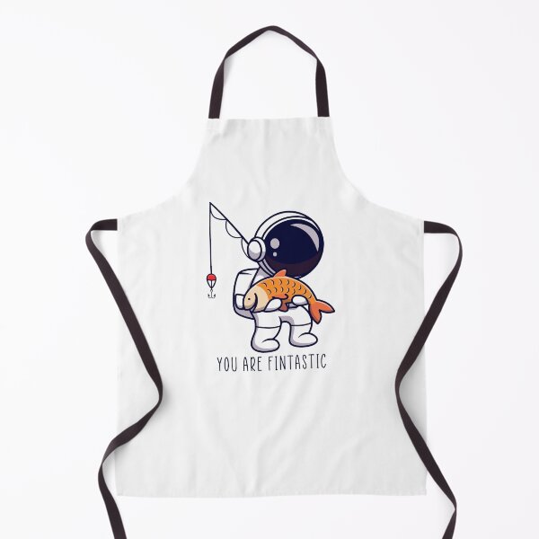 Item preview, You are Fintastic - Astronaut Fisherman holding a Fish designed and sold by Kaos Urbanwear.