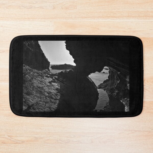 Item preview, Nossa Senhora Beach Cave in Monochrome designed and sold by AngeloDeVal.