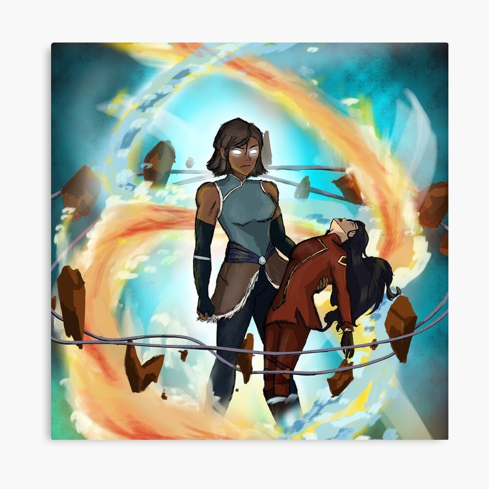 Avatar State Korra and Asami 