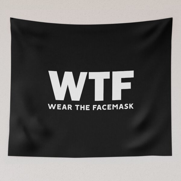 Item preview, Wtf Wear The Facemask - Funny Facemask Saying designed and sold by T-shirt For You.