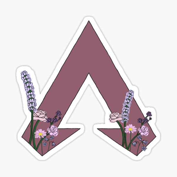 Apex Legends Logo with Flowers Sticker