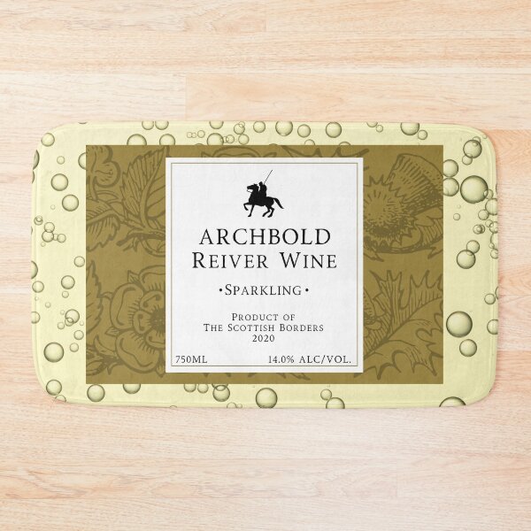 Item preview, ARCHBOLD Sparkling Wine Label | Border Reivers designed and sold by yourscotborders.