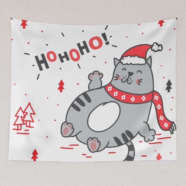 Item preview, Ho ho ho cat designed and sold by urban-color.