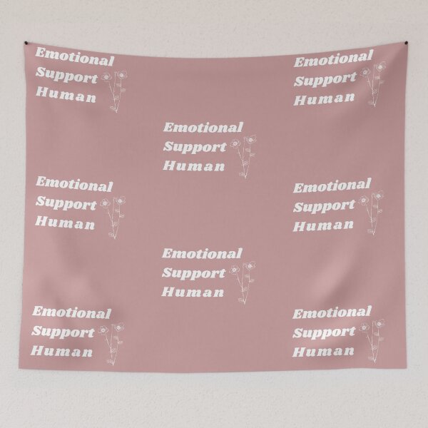 Item preview, Emotional Support Human Friendly designed and sold by petrichor-store.
