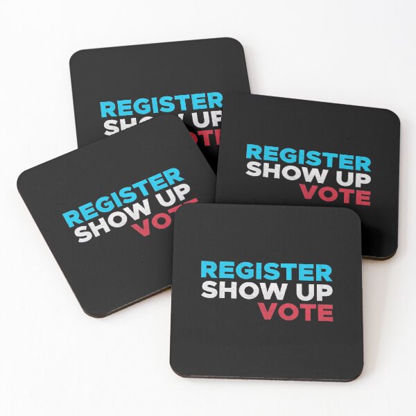 Item preview, Register Show Up Vote designed and sold by T-shirt For You.