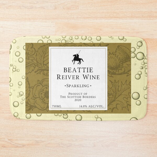 Item preview, BEATTIE Sparkling Wine Label | Border Reivers designed and sold by yourscotborders.