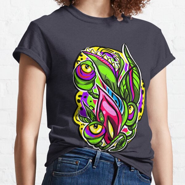 Psychedelic Plant Life Classic T-Shirt