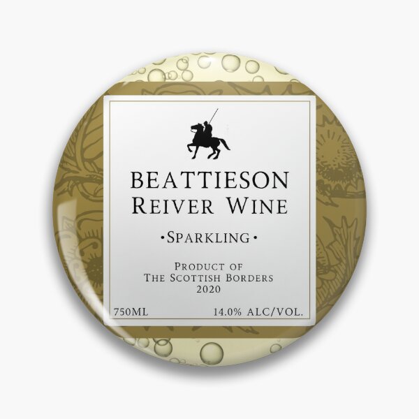 Artikelvorschau, BEATTIESON Sparkling Wine Label | Border Reivers entworfen und verkauft von yourscotborders.