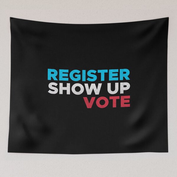 Item preview, Register Show Up Vote designed and sold by T-shirt For You.