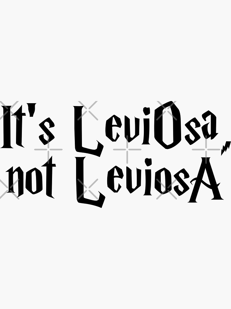 It's Leviosa, not Leviosá!” – Feitiços e Doenças