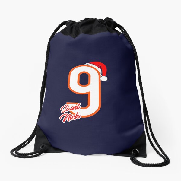 Saint Nick, Chi - Navy Drawstring Bag