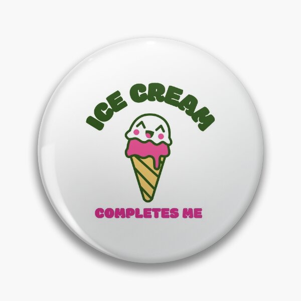 Item preview, Ice Cream Completes Me - Kawaii Funny Gelato designed and sold by Kaos Urbanwear.