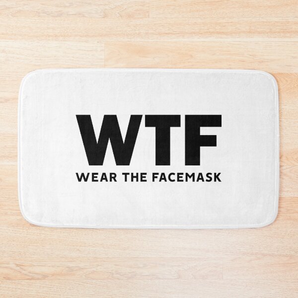 Item preview, Wtf Wear The Facemask - Funny Facemask Saying designed and sold by T-shirt For You.