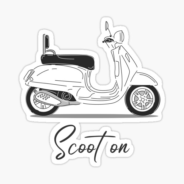 50cc GANG Cool Moped Dirt Bike Vinyl Sticker for Honda, Yamaha, Vespa,  Suzuki, Ruckus, Maddog, Piaggio, Genuine Buddy 