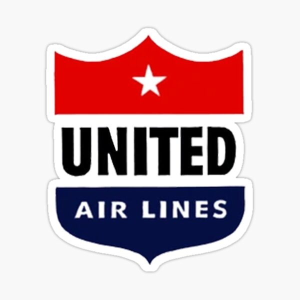 United Airlines vitange logo Sticker