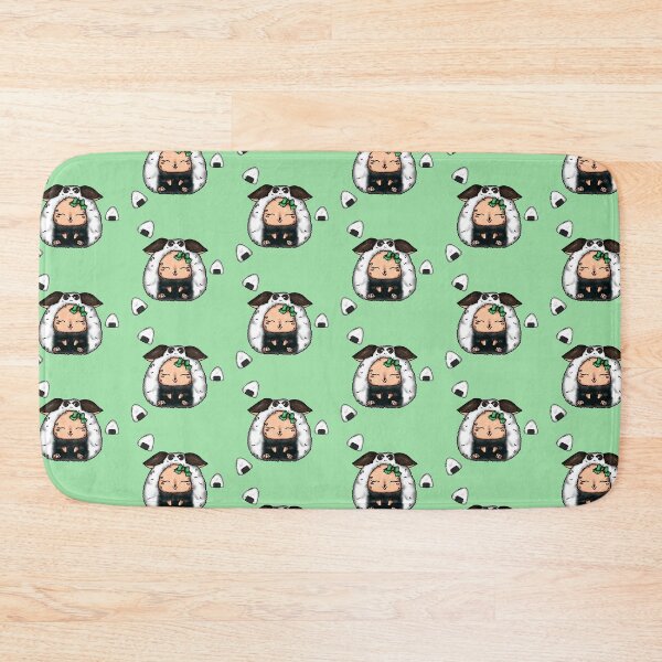 Item preview, Kawaii Onigiri Rice Balls Sheep Green Tea background Baby Japan designed and sold by Jolly-Yosei.