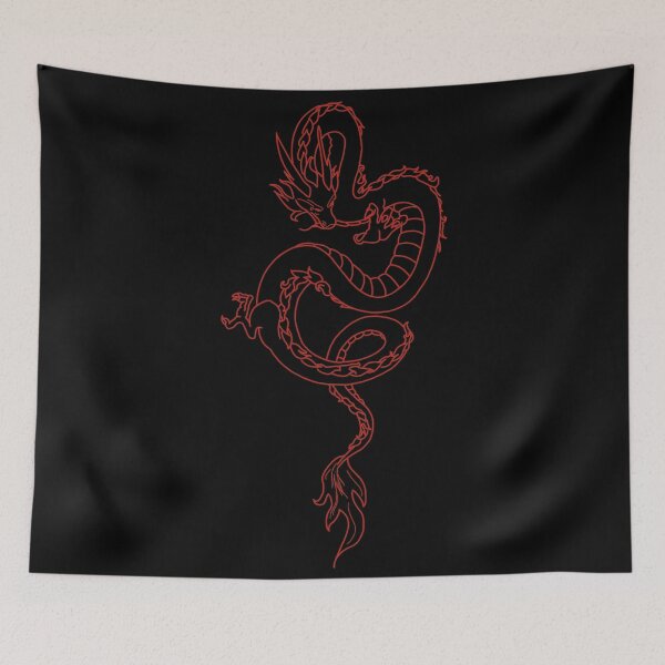Item preview, Red dragon designed and sold by glossyheaven.