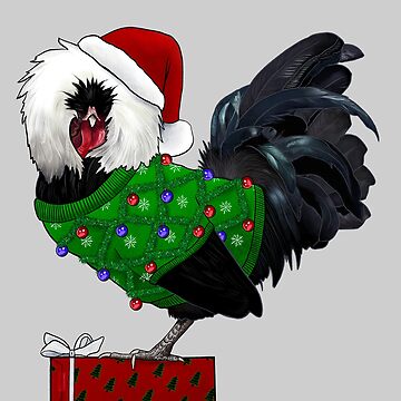 Rooster 2024 christmas sweater