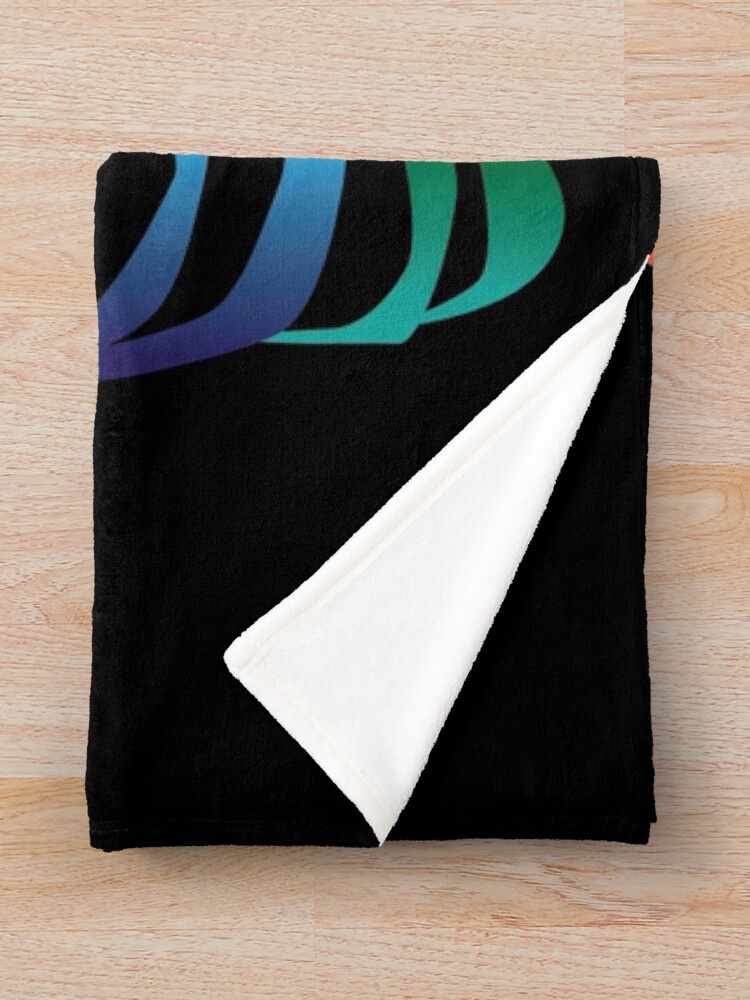 Thumbnail 3 of 6, Throw Blanket, Rainbow Ribs designed and sold by Sasifrasically.