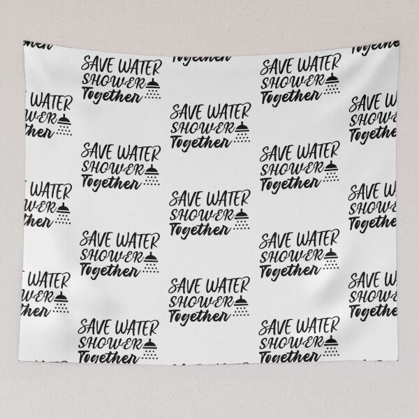Aperçu de l'œuvre économiser l'eau, doucher ensemble créée et vendue par ShoppyYourThing.