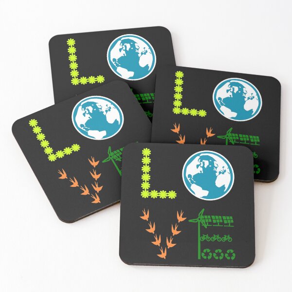 Item preview, Love in sustainable letters climate change gift designed and sold by CareShare Design.
