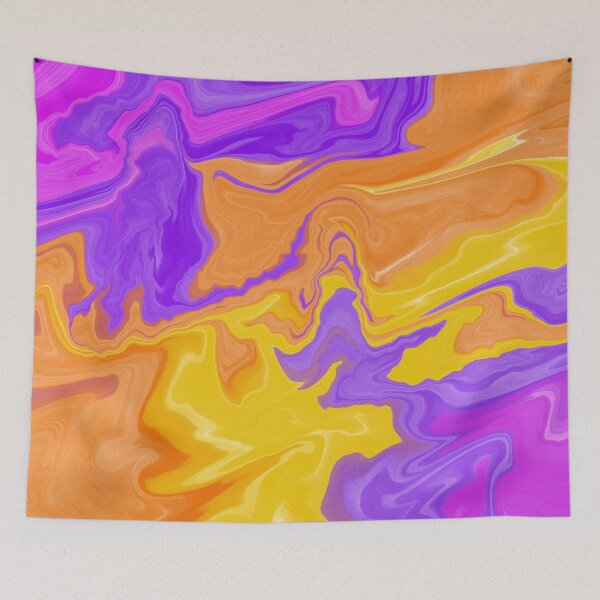 Item preview, Paint spill vibrant marble designed and sold by DaughterofYah.