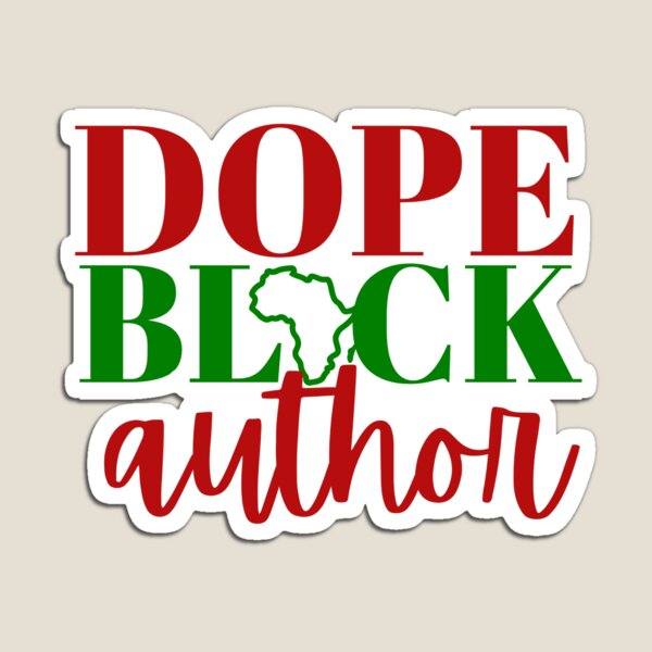 Item preview, Máscara, pegatina o taza de regalo de escritor afroamericano Dope Black Author designed and sold by TCCPublishing.