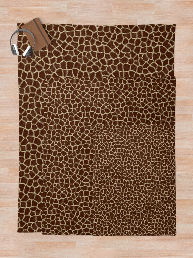 Giraffe Fur Throw Blanket For Sale By DGCustom Redbubble   Ur,blanket Compare,tall Portrait,x1000.1 