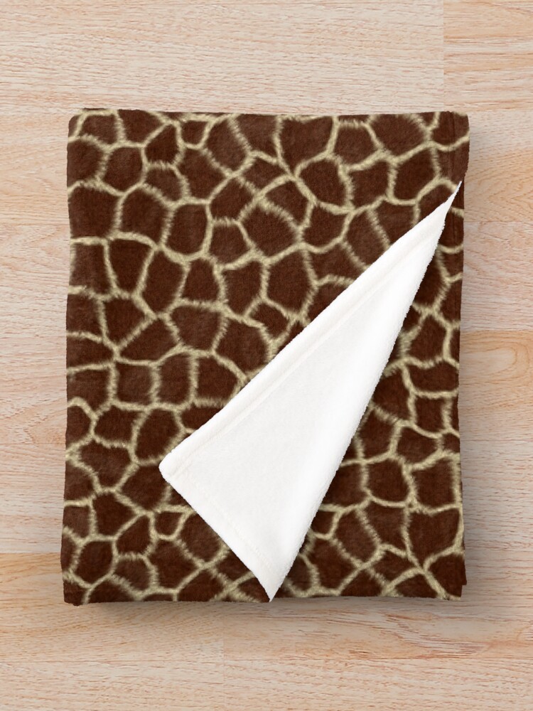 Giraffe Fur Throw Blanket For Sale By DGCustom Redbubble   Ur,blanket Medium Fold,wide Portrait,x1000.1 