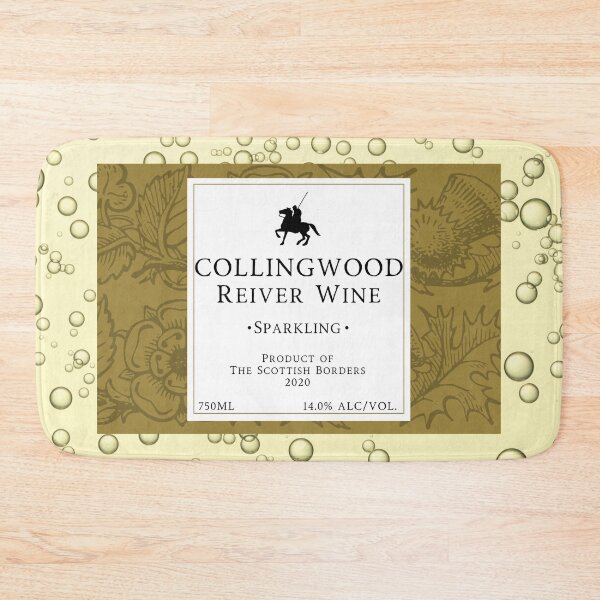Item preview, COLLINGWOOD Sparkling Wine Label | Border Reivers designed and sold by yourscotborders.