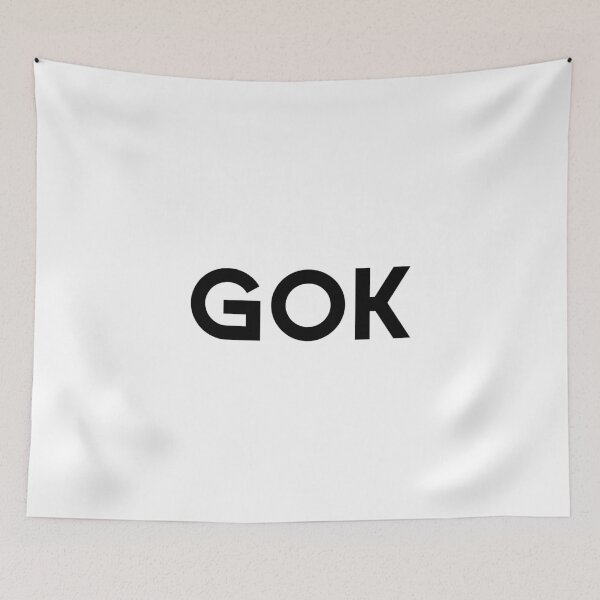 Item preview, GOK God Only knows typography designed and sold by lolquotes.