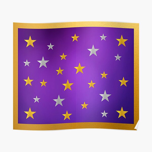 "The Big Comfy Couch Blanket Pattern Blanket)" Poster for