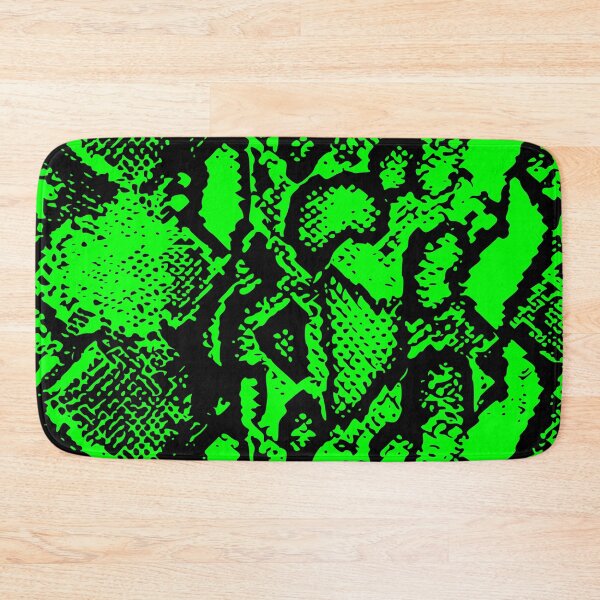 Item preview, Lime Green and Black Python Skin Design designed and sold by DesignFantazia.