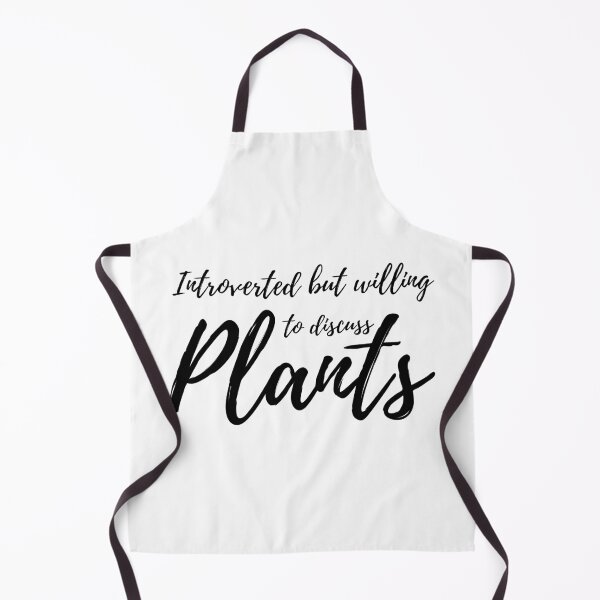 Item preview, Introverted but willing to discuss plants typography designed and sold by marta-maria.