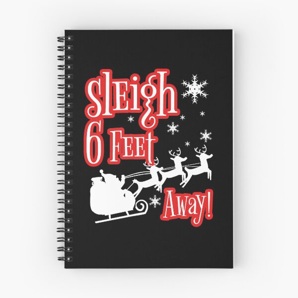Item preview, Sleigh 6 Feet Away Christmas 2020 Pun  designed and sold by RainbowPandas.
