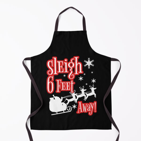 Item preview, Sleigh 6 Feet Away Christmas 2020 Pun  designed and sold by RainbowPandas.