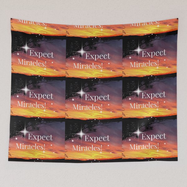 Item preview, Expect Miracles - Inspirational Quote designed and sold by Sarah  Rajkotwala.