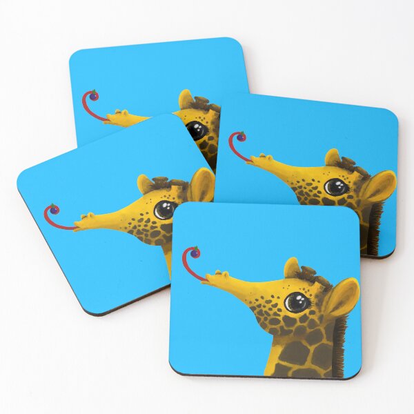 Item preview, Giraffe Noms designed and sold by ScribbOwls.