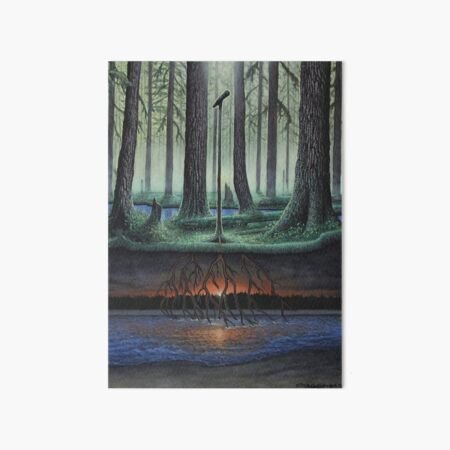 Underground Flow Art Board Print
