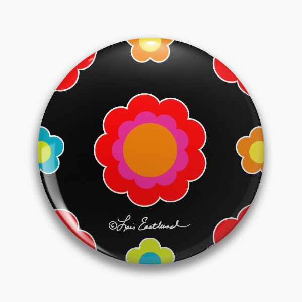 Item preview, Fun Flowers on Black designed and sold by Lois Eastlund.