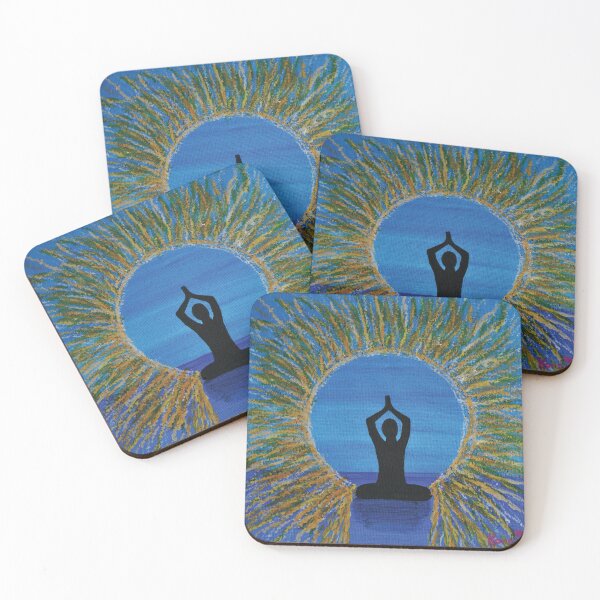 Artikelvorschau, Einnehmen der Light Yoga Lotusposition von Karen Kubicko entworfen und verkauft von Karen A Kubicko.